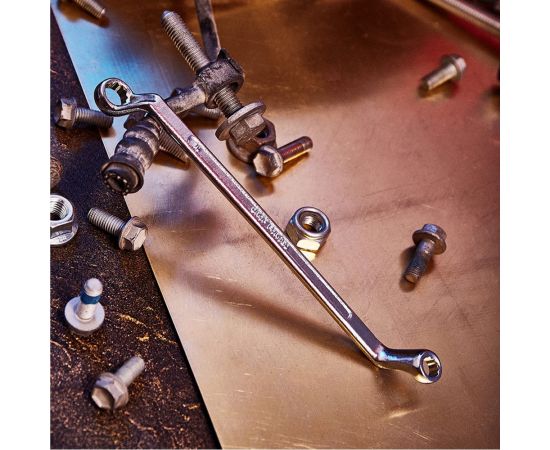 Гаечный накидной коленчатый ключ REXANT 8х10 мм 12-5853-2 – изображение 8