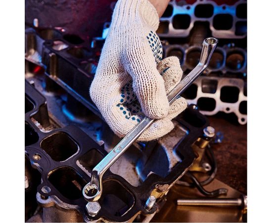 Гаечный накидной коленчатый ключ REXANT 8х10 мм 12-5853-2 – изображение 10