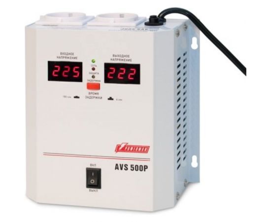Настенный стабилизатор Powerman 1ф 0,5 кВА AVS 500 6049480 