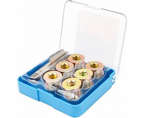 Набор для восстановления резьбы маслосливных отверстий М17х1.5 АвтоDело 7 пр. 40577 15930 