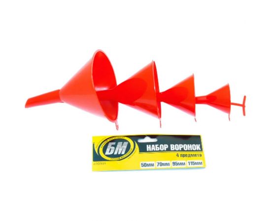 Набор воронок 115, 95, 70, 50 мм БМ 270001 
