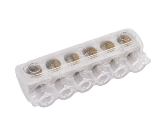 Клеммник КВТ 6-и контактный KE10.506 (AL 10-50/Cu 2.5-35) 88977 