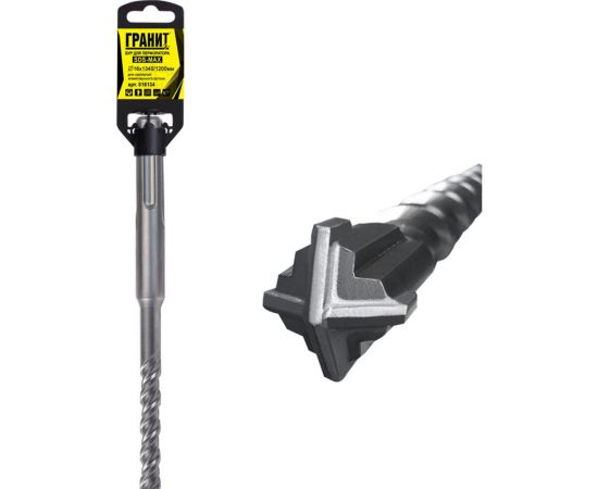 Бур Quadro-X (18x940/800 мм; SDS-max) ГРАНИТ 818940 
