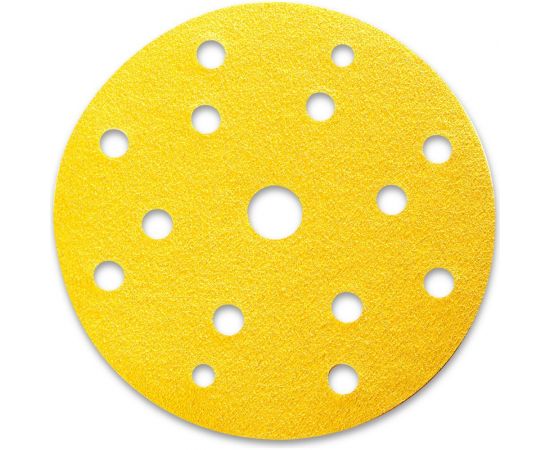 Шлифовальный круг на липучке GOLD Classic 150 мм, 15 отверстий, 50 шт, P320 ABRAFORM AF50-GC-150-15-320 