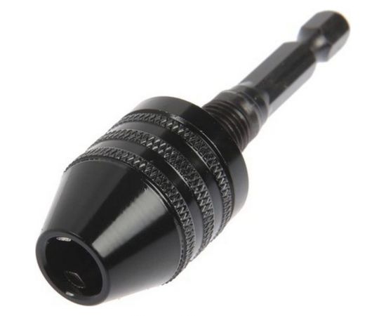 Мини-патрон для дрели хвостовик 1/4"", зажим 0.3 - 6.5 мм ТУНДРА 7069411 