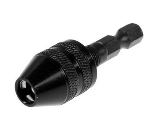 Мини-патрон для дрели хвостовик 1/4" зажим 0.3 - 3.6 мм ТУНДРА 7069410 