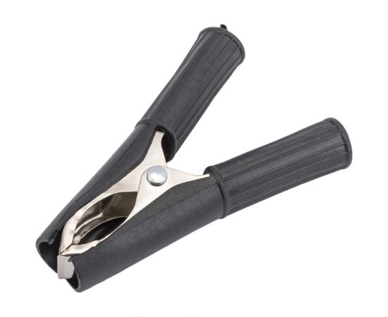 Зажим крокодил TDM ЗКИ 30А 75мм в изоляции черный 10шт SQ0541-0016 