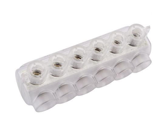 Клеммник КВТ 6-и контактный KE10.506 (AL 10-50/Cu 2.5-35) 88977 – изображение 2