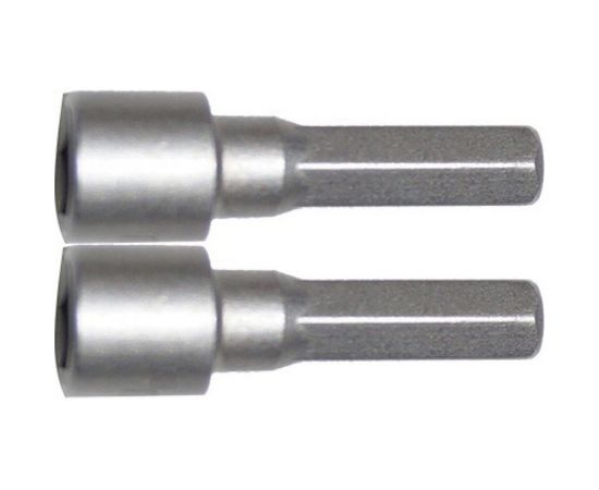 Бита с торцевой головкой (2 шт; 8х45 мм; CrV) Pobedit 2617103 – изображение 2