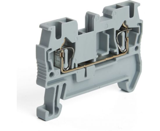 Самозажимной 2-проводной проходной зажим STEKKER ЗНИ - 4,0, JXB ST 4, серый LD552-1-40, 100шт в упаковке, 39952 – изображение 2