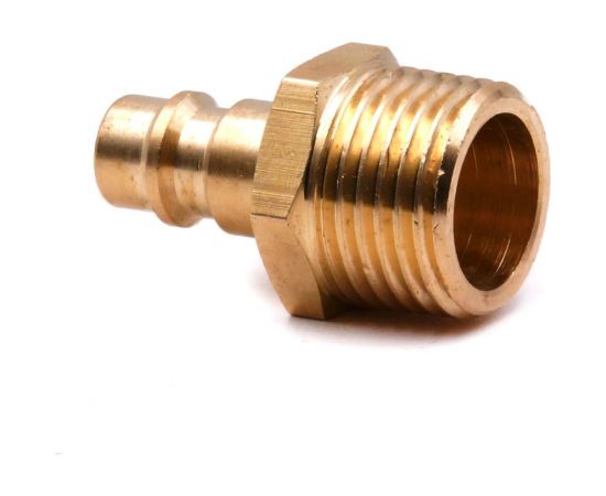 Соединение быстросъемное HQ-PM12 «папа»-нар. резьба 1/2" (латунь) HQ-mech УТ000002474 – изображение 2