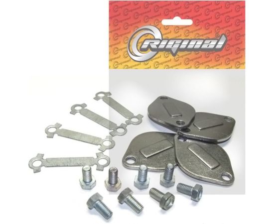 Ремкомплект крепления подшипника крестовины кардана для а/м ГАЗ 53, 3307, 3308 (крышка, пластина, болты) Riginal RG51-2201000 – изображение 2