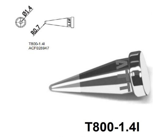 Паяльное жало T800-1.4I ATTEN 103555 – изображение 2