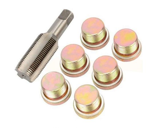 Набор для восстановления резьбы маслосливных отверстий М17х1.5 АвтоDело 7 пр. 40577 15930 – изображение 2