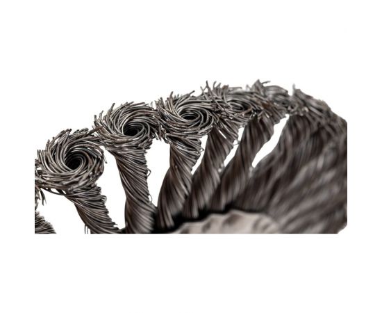 Щетка крацовка дисковая (200 мм; М14; стальная проволока) для УШМ Orientcraft WHBM14200840 – изображение 3