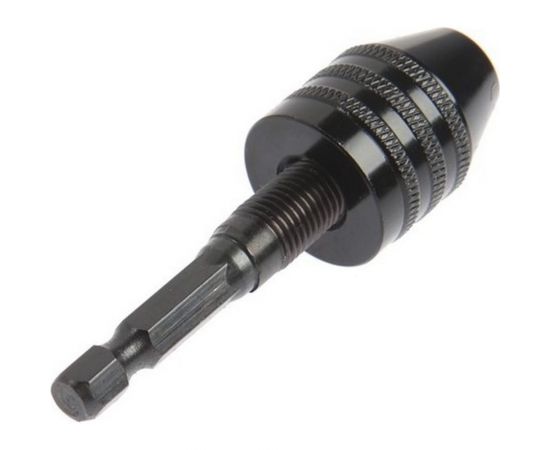 Мини-патрон для дрели хвостовик 1/4"", зажим 0.3 - 6.5 мм ТУНДРА 7069411 – изображение 3