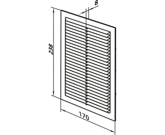 Решетка seria2 wood red Zernberg 2417 10226951 – изображение 3
