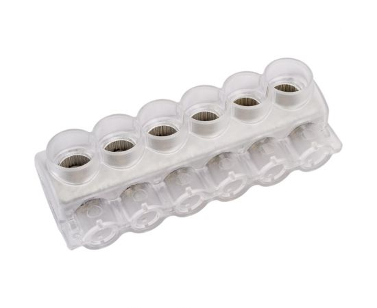 Клеммник КВТ 6-и контактный KE10.506 (AL 10-50/Cu 2.5-35) 88977 – изображение 3