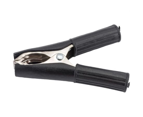 Зажим крокодил TDM ЗКИ 30А 75мм в изоляции черный 10шт SQ0541-0016 – изображение 4