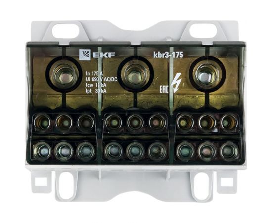 Распределительный блок EKF КБР тройной 175A PROxima kbr3-175 – изображение 4