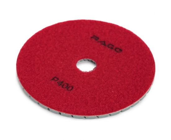 Алмазный гибкий шлифовальный круг Черепашка P400, 125 мм, мокрое шлифование rage by VIRA 558115 – изображение 5