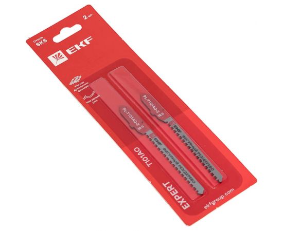 Пилки для электролобзика Expert T101AO, фигурный рез по дереву, SK5, 2 шт EKF pl-t101ao-2 – изображение 5