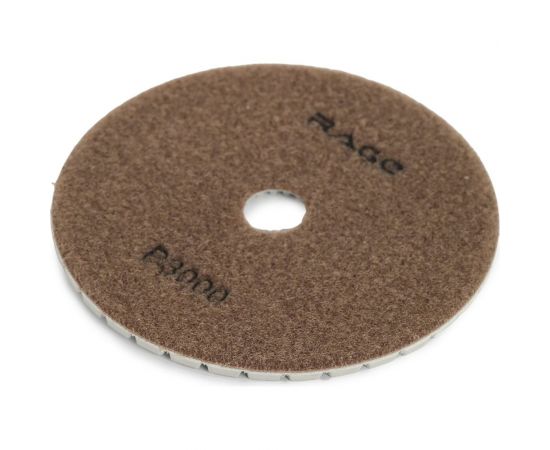 Алмазный гибкий шлифовальный круг Черепашка P3000, 125 мм, мокрое шлифование rage by VIRA 558118 – изображение 5