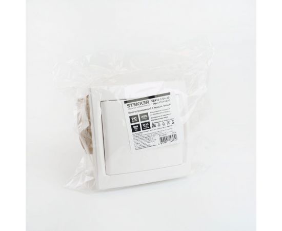 Встраиваемый бокс STEKKER 4 модуля, белый, пластик, IP20, серия Standart 49634 – изображение 7