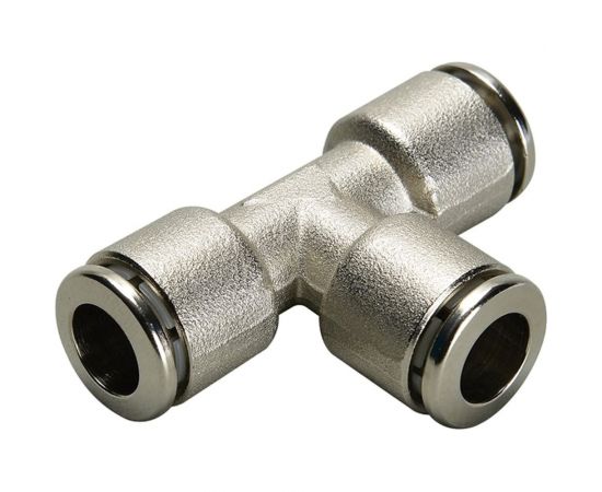 Фитинг Т-образный (10 шт; 6 мм; латунь) CDC Pneumatics BUT0600 