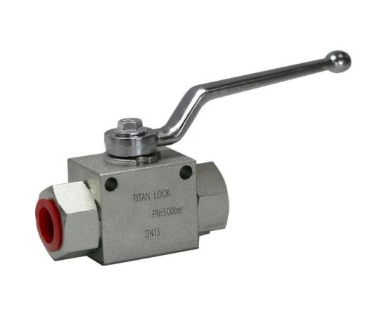 Гидравлический шаровой кран TITAN LOCK 3/4"", типа ВР-ВР, с креп. отв., сталь TLHYDV3/4F 