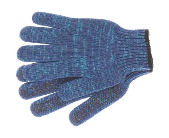 Трикотажные усиленные перчатки СИБРТЕХ гелевое ПВХ-покрытие 68183 