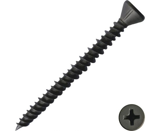 Cаморез для крепления гвл-листов Daxmer 3,9x45 600 шт., фосфатированный 304924 