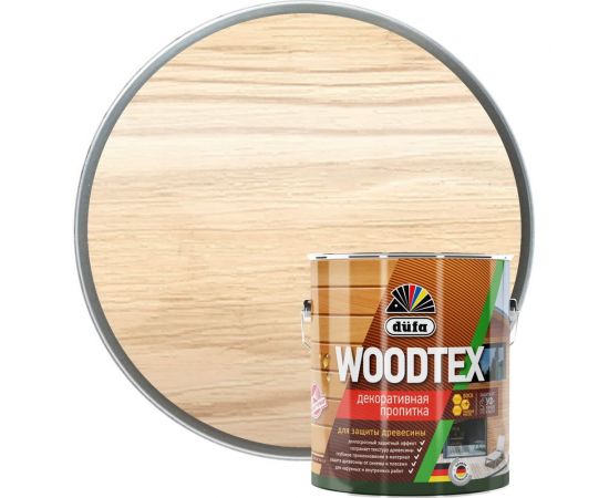 Пропитка Dufa Wood Tex бесцветная, 3 л Н0000006066 