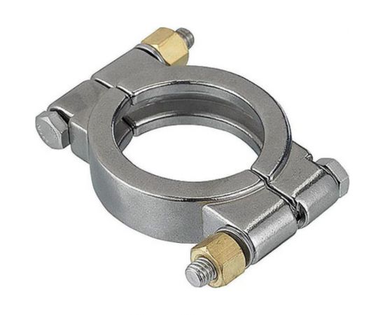 Хомут CLAMP TITAN LOCK двухболтовый, усиленный, DN80, нерж. 304, DIN TL80CLCR 