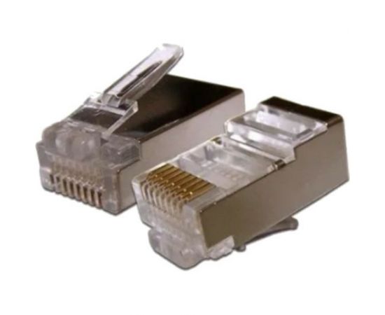 Экранированный коннектор RJ-45 8p8c TWIST cat. 5e, 100шт. CN-8P8C-C5E-S-TWCS/100 