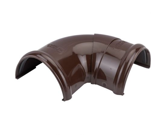 Угол желоба Технониколь (ПВХ; регулируемый; 90-150 градусов; коричневый; 1 шт) TN525372 