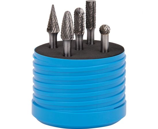 Набор бор-фрез HM KPLM06X-45 DCM 5 шт, форма A, C, D, F, M NORGAU 077200120 