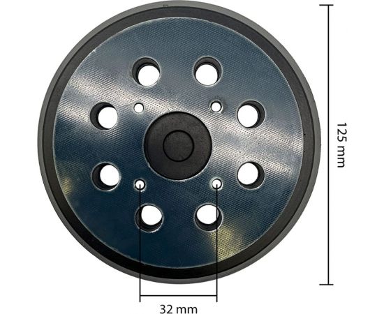 Платформа 125 мм, крепление 4 отверстия UNITED PARTS 90-1015 – изображение 2