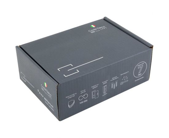 Дверные ручки Code Deco Slim H-30134-A-BLM 32794 – изображение 2