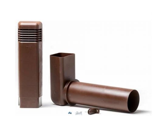 Цокольный дефлектор ПОЛИВЕНТ POLIVENT коричневый 4630015596708 – изображение 2