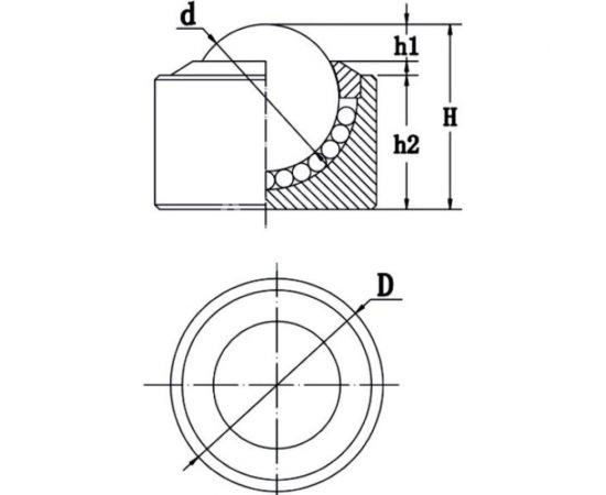 Шариковая опора ISKRA KSM25 – изображение 2