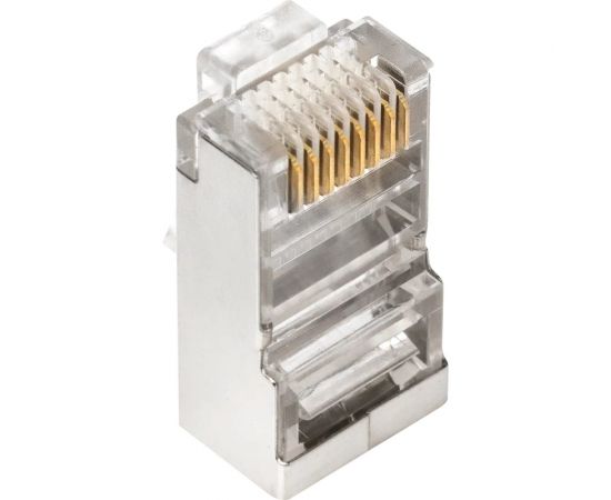 Экранированный коннектор RJ-45 8p8c TWIST cat. 5e, 100шт. CN-8P8C-C5E-S-TWCS/100 – изображение 2