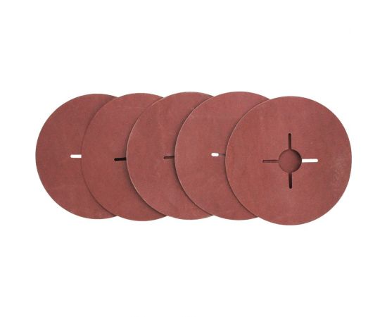 Круг шлифовальный фибровый 125 мм, Р150, 5 шт On 19-05-061 – изображение 2