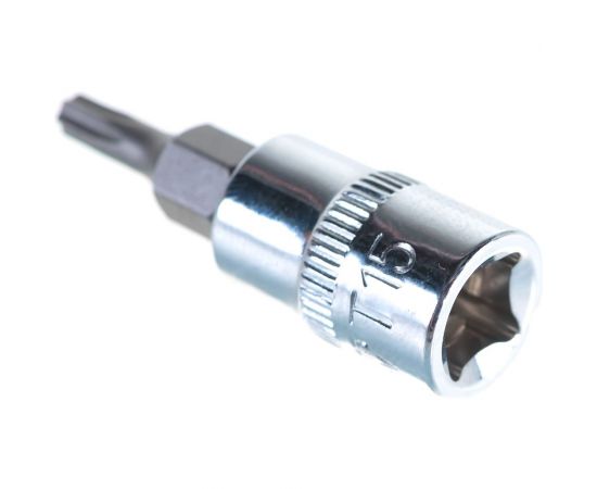 Насадка торцевая 1/4"DR с вставкой-битой T15 Ombra 114315 – изображение 2