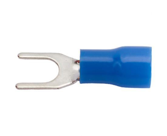 Вилочный изолированный наконечник REXANT 4.3мм 1.5-2.5кв.мм синий, 100 шт 08-0132 – изображение 3