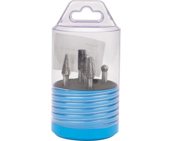 Набор бор-фрез HM KPLM06X-45 DCM 5 шт, форма A, C, D, F, M NORGAU 077200120 – изображение 3