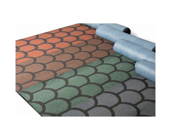 Черепица рулонная Бобровый хвост (8х1 м; коричневая) Технониколь TN573876 – изображение 4