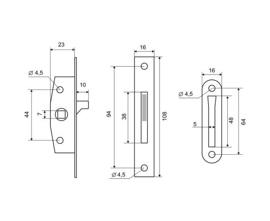 Оконный оцинкованный механизм Palladium 00002432 – изображение 4