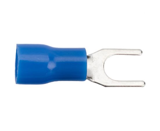 Вилочный изолированный наконечник REXANT 4.3мм 1.5-2.5кв.мм синий, 100 шт 08-0132 – изображение 4