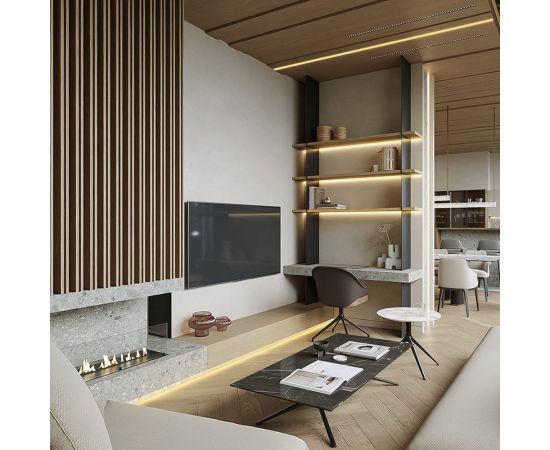 Лента FERON LEDх60/м, 5м, 4.8w/m, 12в, IP65, теплый белый/основной белый 27640 – изображение 7